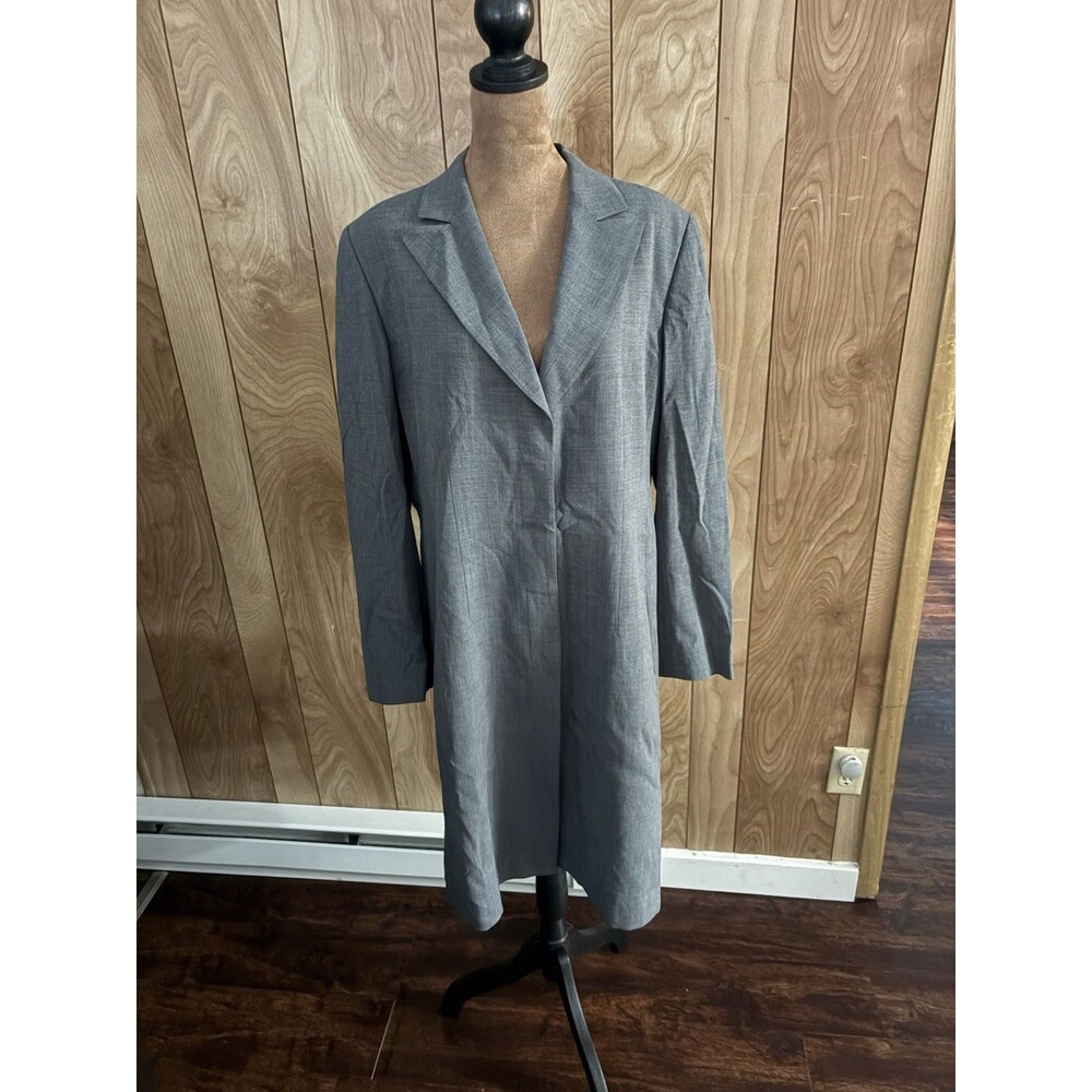 Giorgio Armani Gray Blazer Made In Italy‎ Size 12 Women's Jacket Career